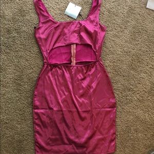 Hot pink misguided dress, never worn